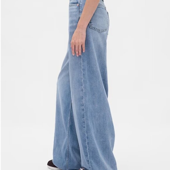 Gap high rise wide leg jeans sz33 - Picture 2 of 6
